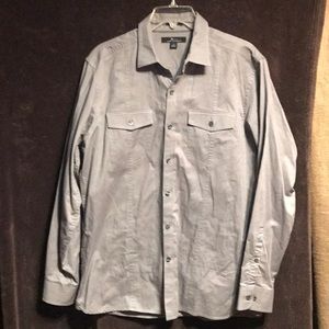 Marc Anthony size medium men's dress shirt gray